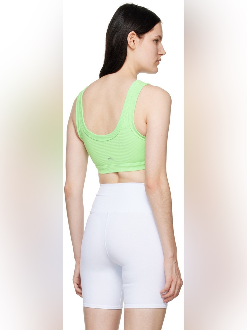 Alo Yoga Wellness Bra - Green - Picture 2 of 5